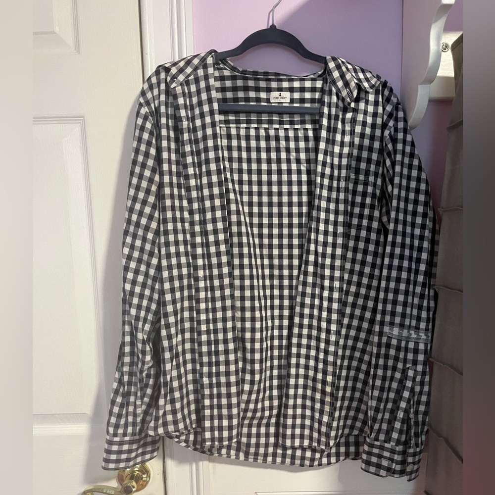 Penny stock button up